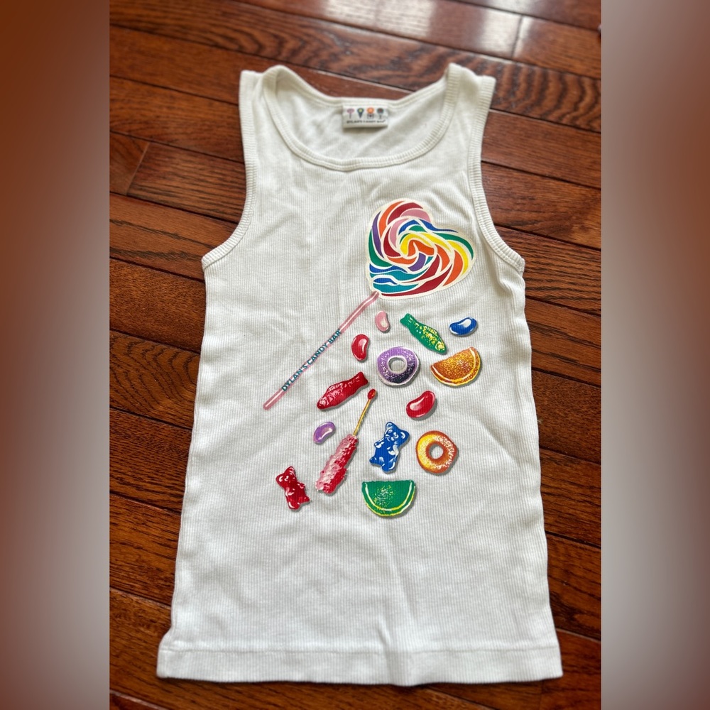 Dylan’s Candy Bar Girl’s T-shirt cotton Tank Size Small